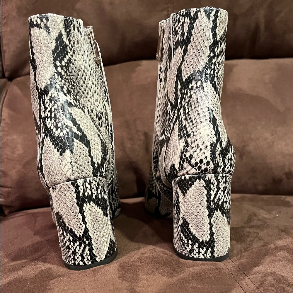 Sam Edelman Snakeskin Pattern Ankle Booties - Picture 5 of 5